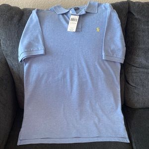 Light blue polo short sleeve